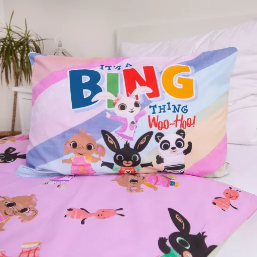 Bing It's a Thing gyerek, ovis ágyneműhuzat 100×135cm, 40×60cm