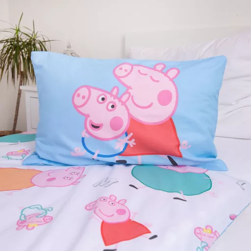 Peppa malac Big Pig Family gyerek, ovis ágyneműhuzat 100×135cm, 40×60cm