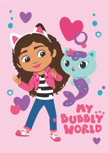 Gabi babaháza Bubbly World polár takaró 100x150 cm