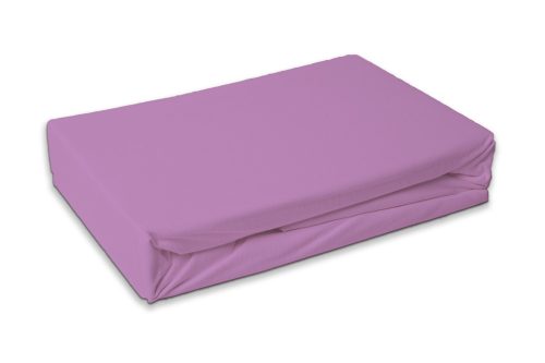 Lila Lilac frottír gumis lepedő (180*200cm)