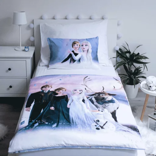 Disney Jégvarázs ágyneműhuzat 100×135 cm, 40×60 cm
