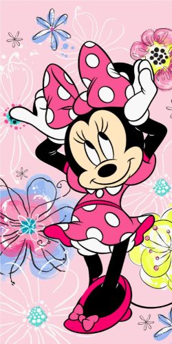 Disney Minnie Pink Bow fürdőlepedő, strand törölköző