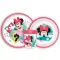 Disney Minnie Being More csúszásmentes étkészlet, micro műanyag szett