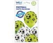 Football, Focis léggömb, lufi 6 db-os 12 inch (30cm)