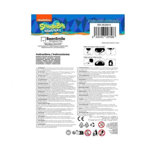 SpongyaBob Fun Face fólia lufi 46cm