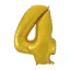 Gold Matt, Arany 4-es szám fólia lufi 92cm