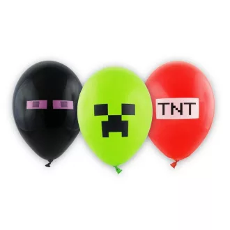 TNT Party léggömb, lufi 6 db-os 12 inch 30 cm