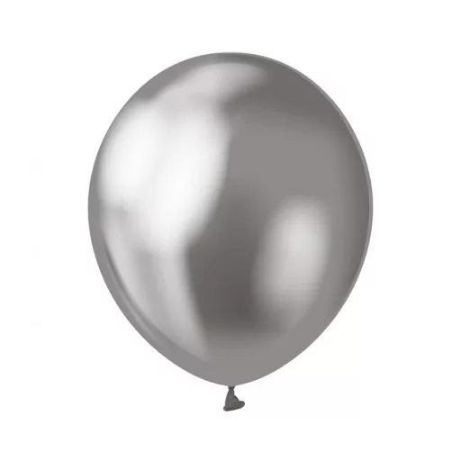 Platinum Grey, Szürke léggömb, lufi 7 db-os 12 inch (30 cm)