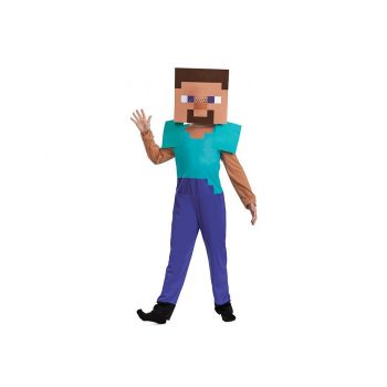Minecraft Steve jelmez 4-6év
