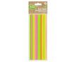 Neon Colours, Színes papír szívószál 24 db-os