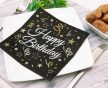 B&C Happy Birthday szalvéta 20 db-os 33x33 cm