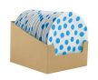 Sky Blue Polka Dot, Pöttyös papírtányér 6 db-os 18 cm