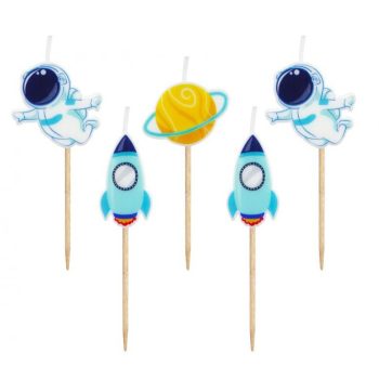 Space, Űr tortagyertya, gyertya szett 5 db-os