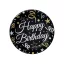 B&C Happy Birthday papírtányér 6 db-os 18cm