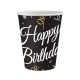 B&C Happy Birthday papír pohár 6 db-os 250 ml