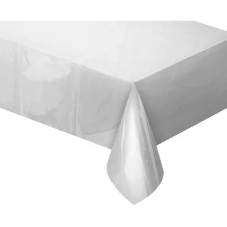 Ezüst Metallic fólia asztalterítő 137x183cm