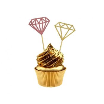 Diamond, Gyémánt díszítő pálca, topper 6 db-os