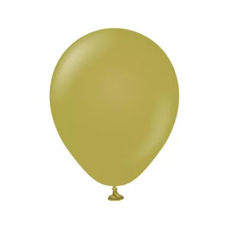   Pastel Olive, Zöld léggömb, lufi 20 db-os 5 inch (12,5 cm)