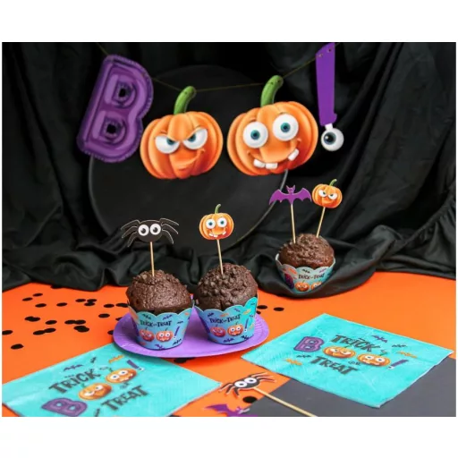 Halloween, Boo papír felirat 150cm