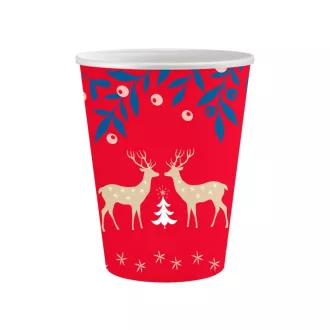 Let It Snow, Karácsony papír pohár 6 db-os 250ml