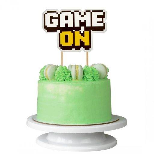 Game On torta dekoráció, topper 14,5 cm
