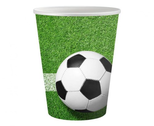 Football, Focis papír pohár 6 db-os 200ml