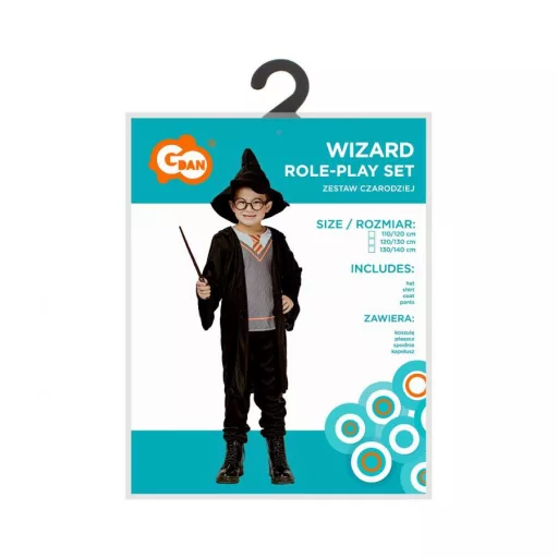 Wizard, Varázsló jelmez 120/130cm