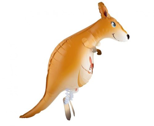 Kangaroo, Kenguru sétáló fólia lufi 82cm