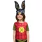 Nyuszi Black Bunny jelmez 92/104cm