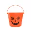 Halloween Tök Crazy cukorka gyűjtő vödör 14,5x11,5cm