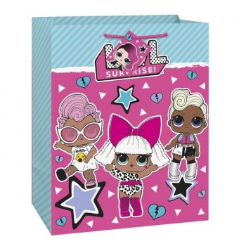 LOL Surprise ajándéktasak 33x26cm