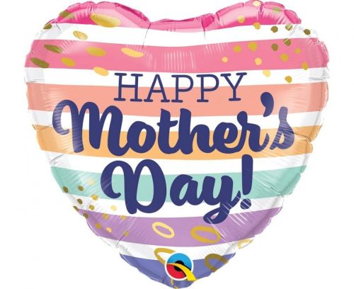 Happy Mothers Day Boho, Boldog Anyák Napját fólia lufi 46 cm