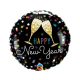 Happy New Year Champagne glasses fólia lufi 46 cm