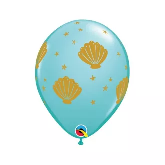 Sea Shell, Kagyló léggömb, lufi 6 db-os 11 inch (28 cm)