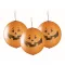 Halloween Tök Pumpkin léggömb, lufi 3 db-os 18 inch (45cm) szalaggal