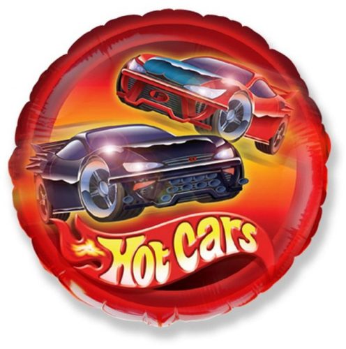 Hot Cars fólia lufi 46cm