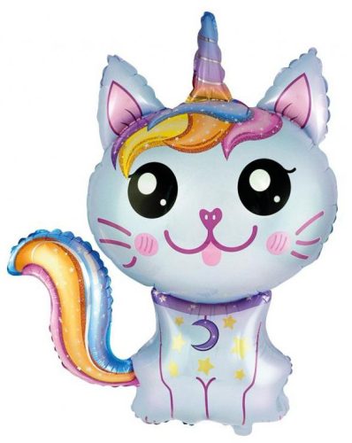 Magic Cat Blue, Cicás fólia lufi 61cm