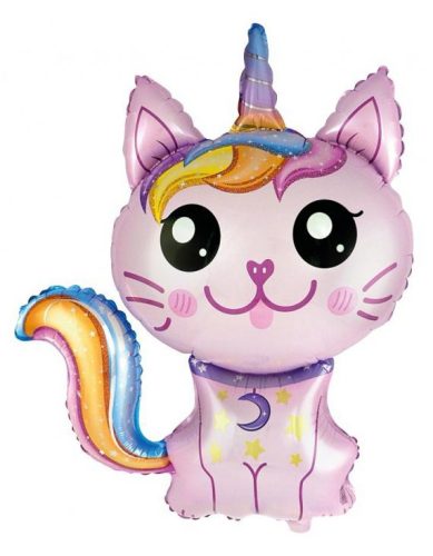 Magic Cat Pink, Cicás fólia lufi 61cm