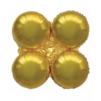 Gold, Arany léggömb tartó 90cm