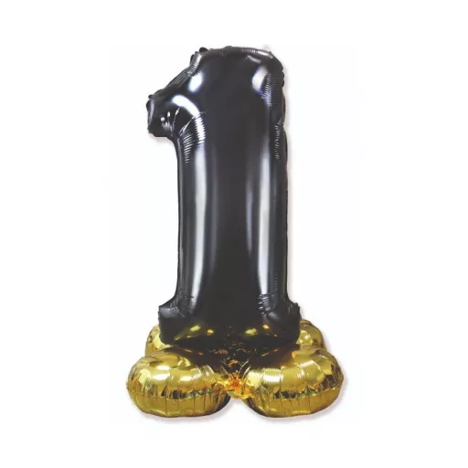 Gold, Arany léggömb tartó 90cm