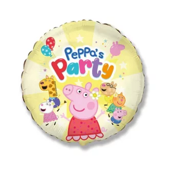 Peppa malac Yellow fólia lufi 48cm (WP)