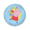 Peppa malac Blue fólia lufi 48cm (WP)