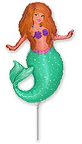 Pretty Mermaid, Sellő fólia lufi 36cm