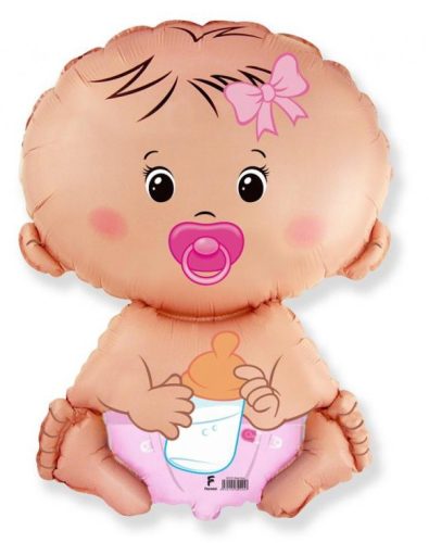 Baby Girl fólia lufi 36cm