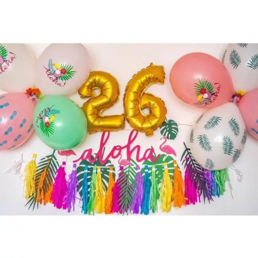 Toucan Aloha, Tukán léggömb, lufi 5 db-os 13 inch 33 cm