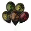 Színes márvány Marble léggömb, lufi 5 db-os 13 inch (33 cm)