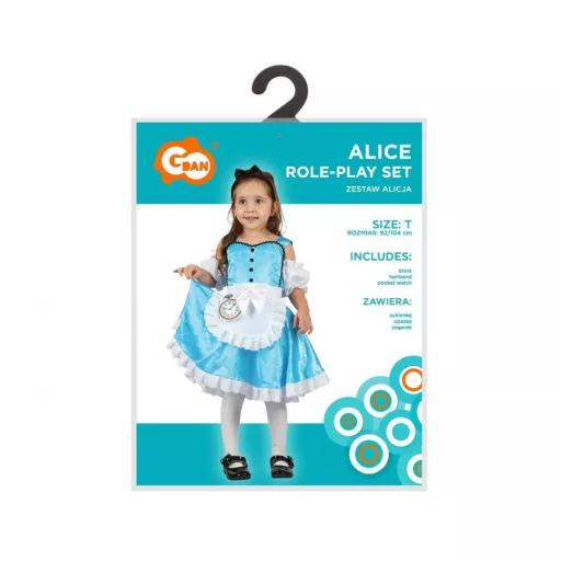 Disney Alice Csodaországban Blue jelmez 92/104cm