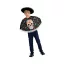 Halloween Day Of The Dead jelmez 110/120cm