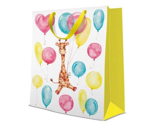 Giraffe with Balloon, Zsiráf papír ajándéktasak