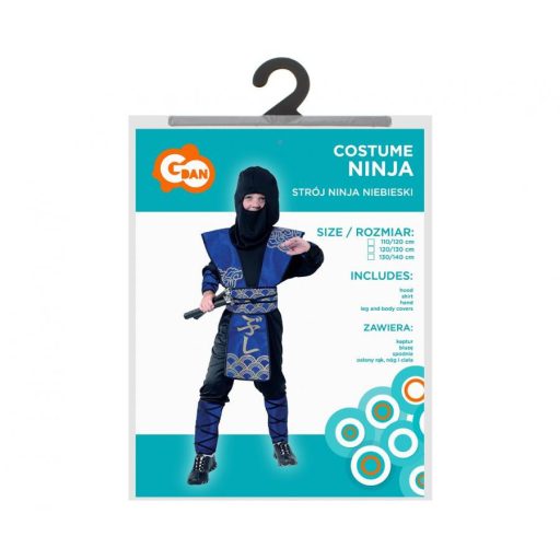 Godan Blue Ninja, Nindzsa jelmez (110/120cm)